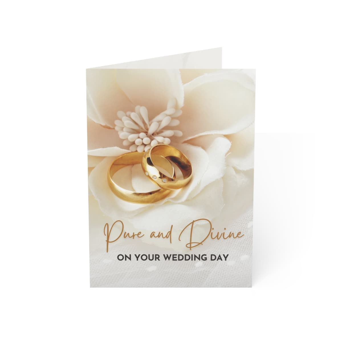 Pure and Divine - Wedding Card