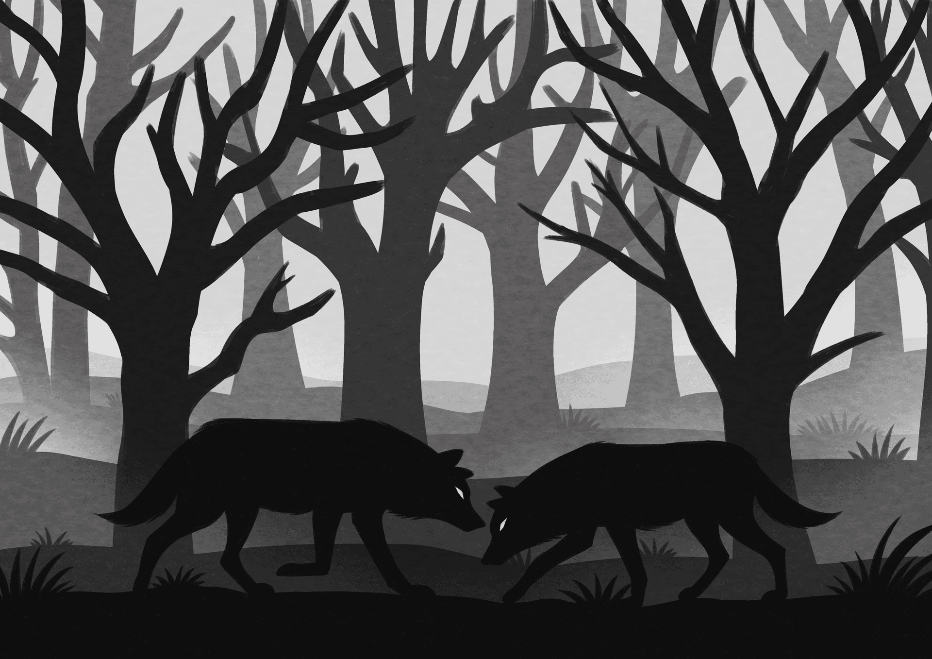 Deep In The Thicket - Digital Wall Art