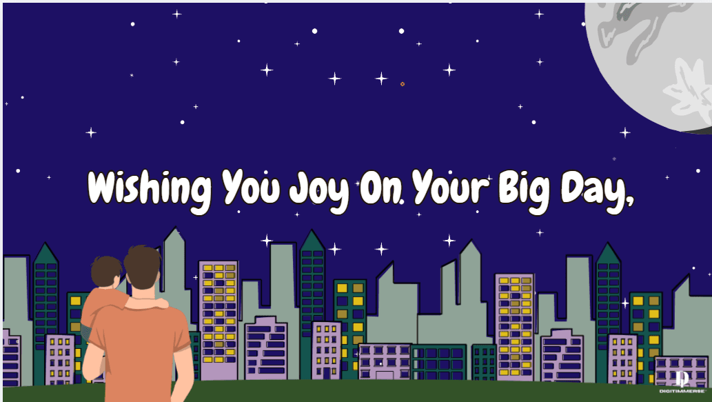 Wishing You Joy On Your Big Day, Dear Son