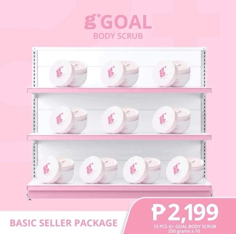 BASIC SELLER PACKAGE G+ GOAL BODY SCRUB