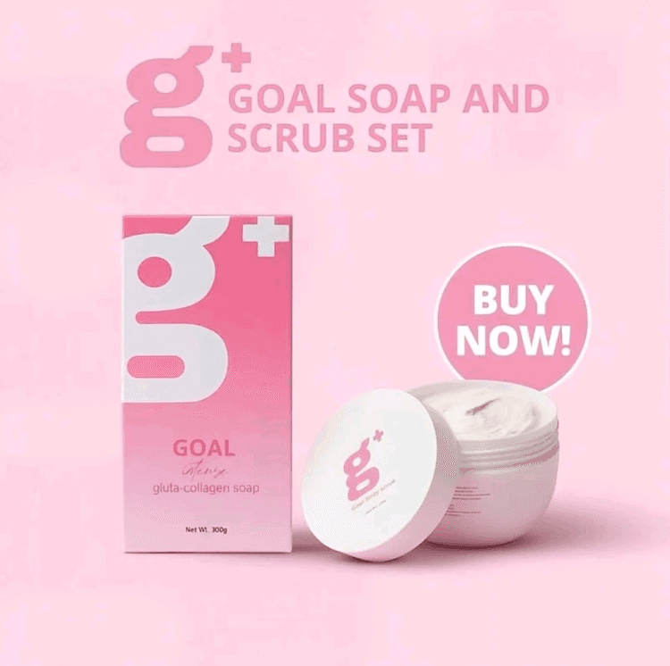G+ GOAL SOAP AND SCRUB SET (goal soap family pack + goal body scrub)